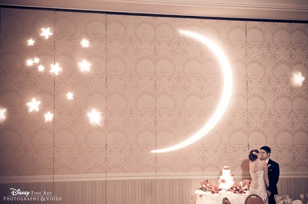Wedding lighting gobo moon and stars