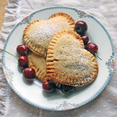 Sweetheart cherry pies