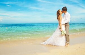 destination wedding beach island