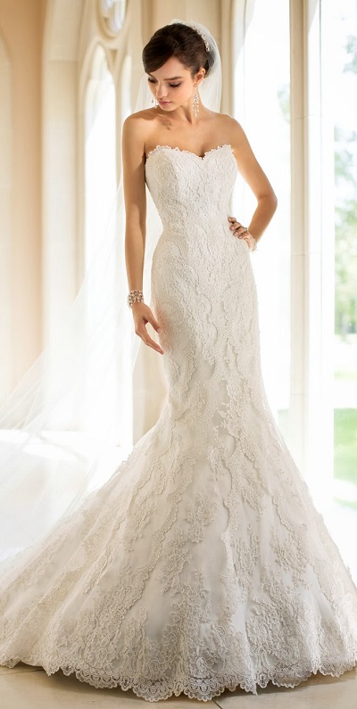 lace wedding dress stella york 2014