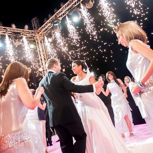 sparklers wedding decor