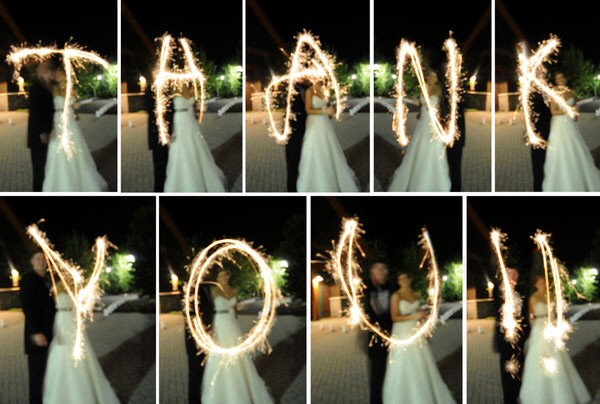 sparklers wedding photo ideas