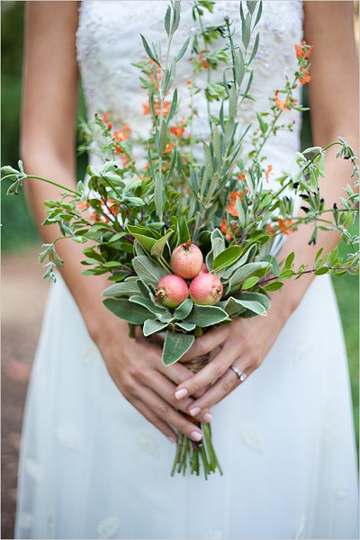 herb wedding bouquet