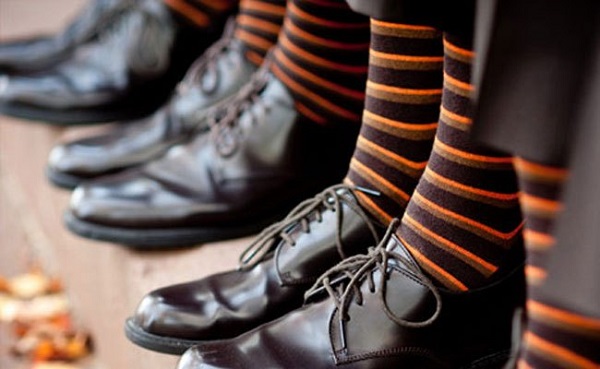 Halloween wedding groomsmen socks