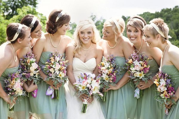 sage green bridesmaid dresses fall wedding colors