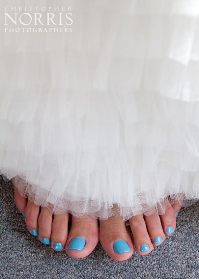 something blue wedding nail polish