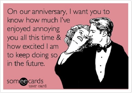 funny anniversary messages for husband