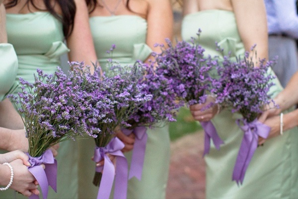 lavender mint wedding color combination