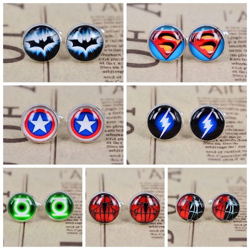 superhero cufflinks