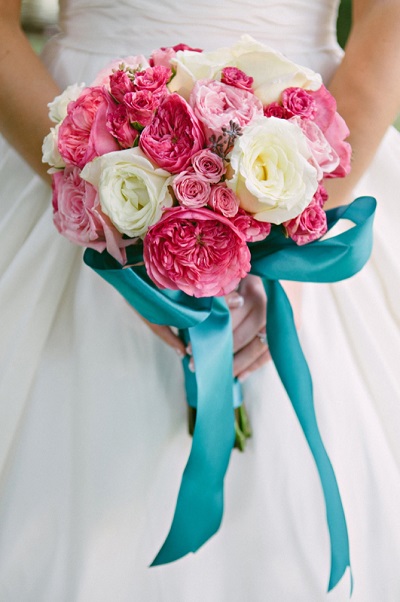teal wedding color combination
