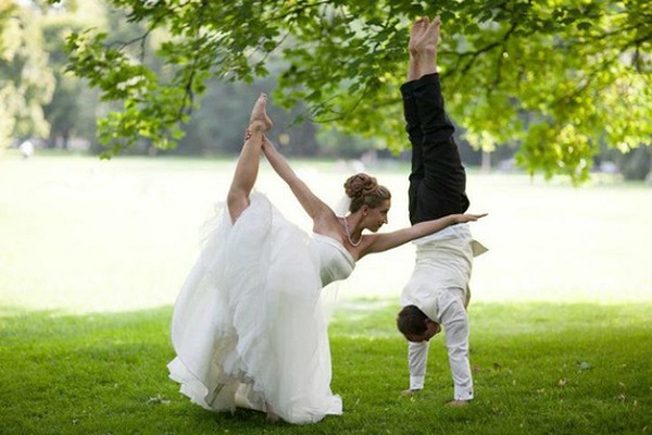 yoga wedding day