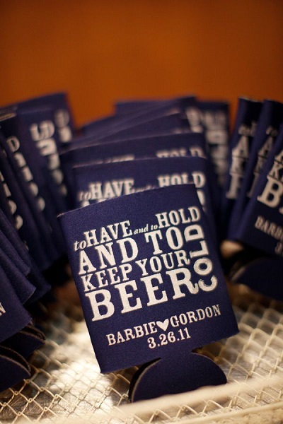 beer wedding favors