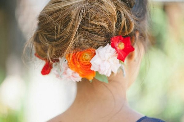 wedding floral crown