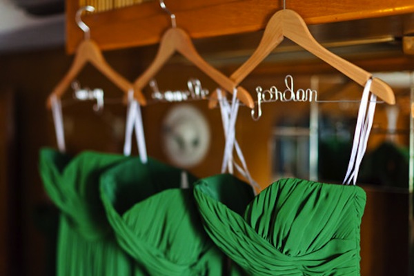 custom Bridesmaids Hangers with name