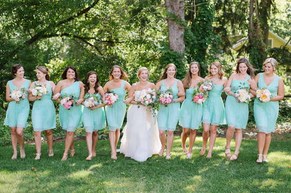 turquoise-bridesmaid-dresses