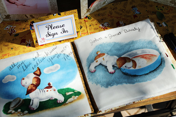 wedding guest book children's book